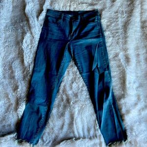 New J Brand high rise crop skinny jeans (Alana) - light color, size 29